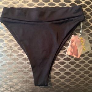 NEENA Swim Black Brazilian Bikini Bottom